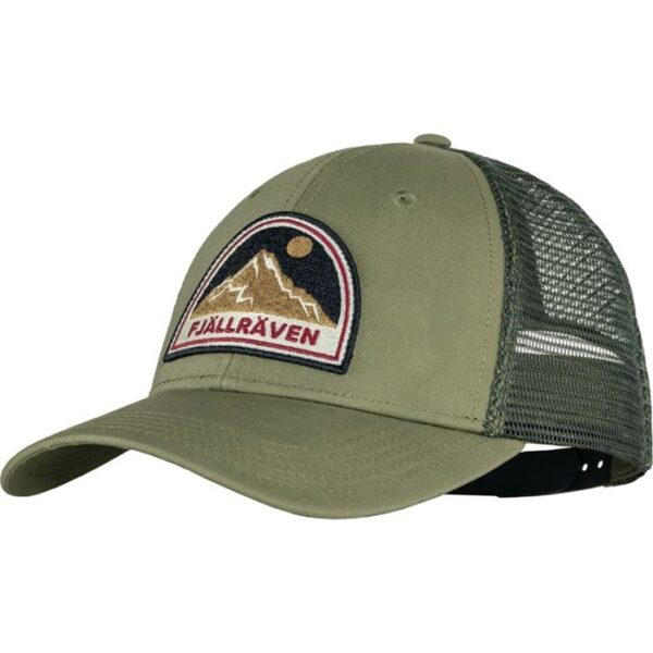 Fjällräven Badge Låndtradarkeps-Grøn-S/M - Baseball cap, kasket
