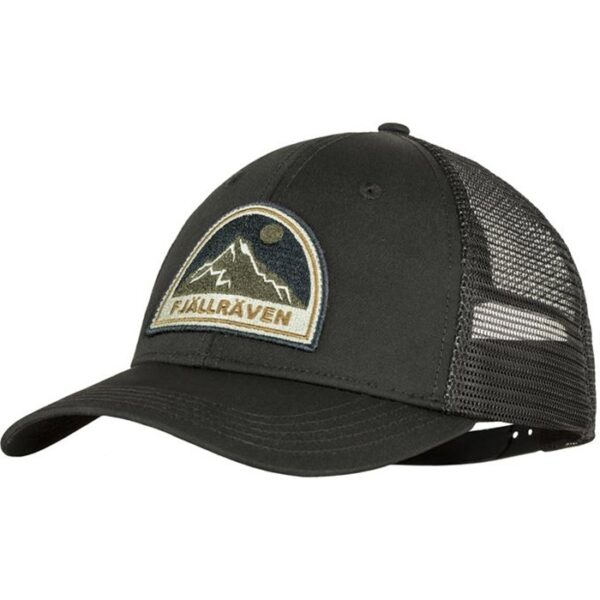 Fjällräven Badge Låndtradarkeps-Sort-S/M - Baseball cap, kasket