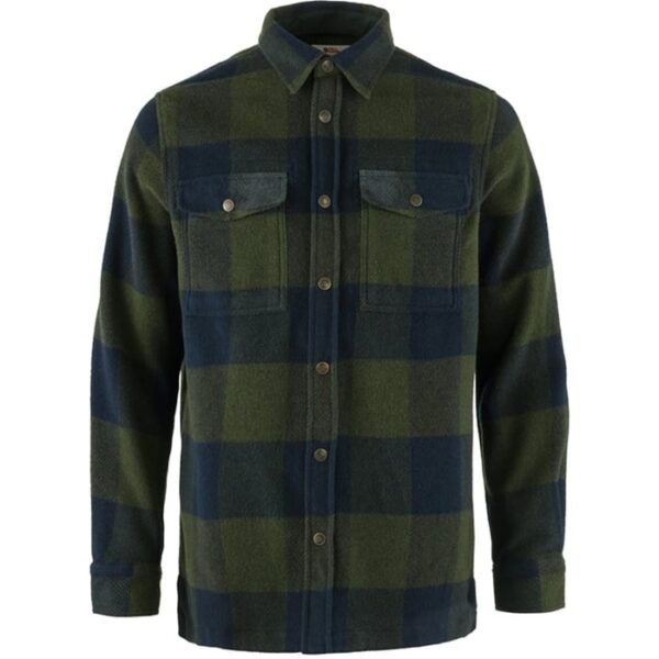 Fjällräven Canada shirt-deep Grøn / Mørkeblå-L - Skjorter