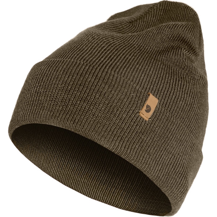 Fjällräven Classic Knit Hat merinould-dark olive - Hue