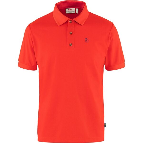 Fjällräven Crowley Pique Shirt-true Rød-L - T-Shirt, Polo-shirt
