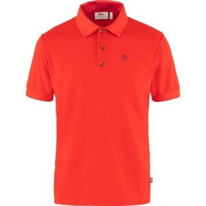 Fjällräven Crowley Pique Shirt-true Rød-M - T-Shirt, Polo-shirt