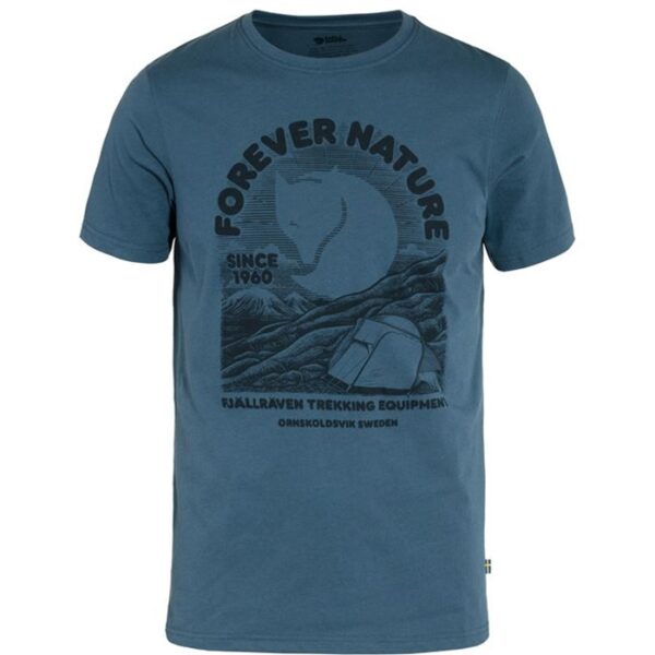 Fjällräven EquipHerre / Mændt T-Shirt Herre / Mænd-Blå Blå-2XL - T-Shirt, Polo-shirt