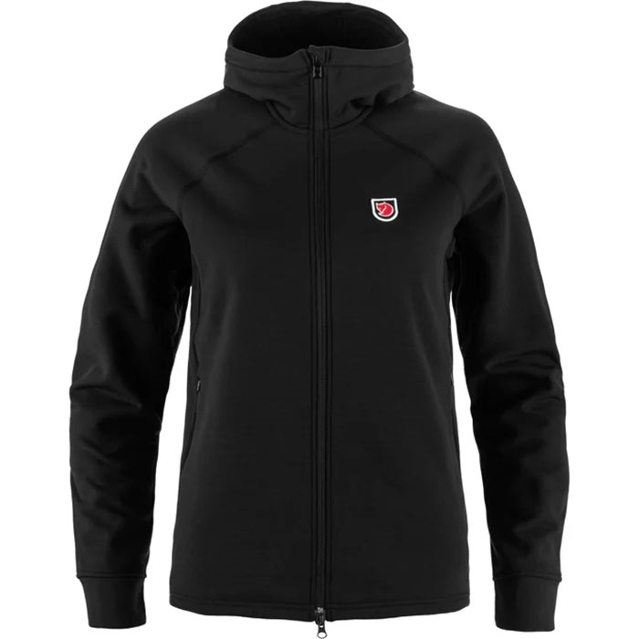 Fjällräven Expedition Fleece Hoodie Kvinder / Damer-black-S - Fleecejakker og softshell
