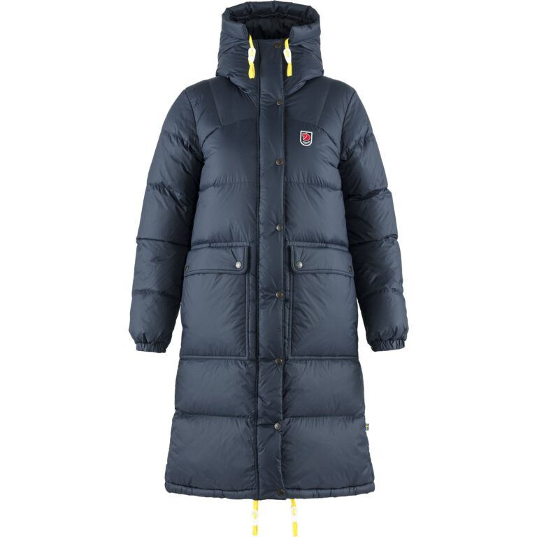 Fjällräven Expedition Long Down Parka Dame L Blå Dunjakker