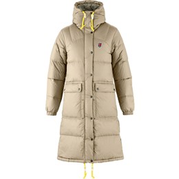 Fjällräven Expedition Long Down Parka Dame M Beige Dunjakker
