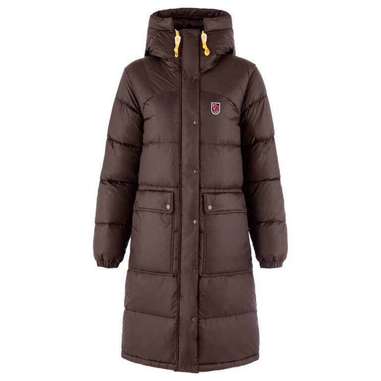 Fjällräven Expedition Long Down Parka Dame XS Brun Dunjakker