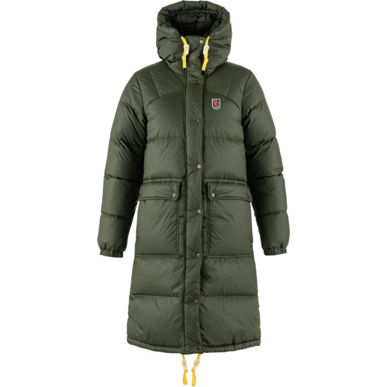 Fjällräven Expedition Long Down Parka Dame XS Grøn Dunjakker