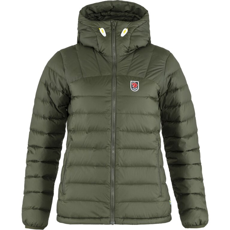 Fjällräven Expedition Pack Down Hoodie Dame L Grøn Dunjakker