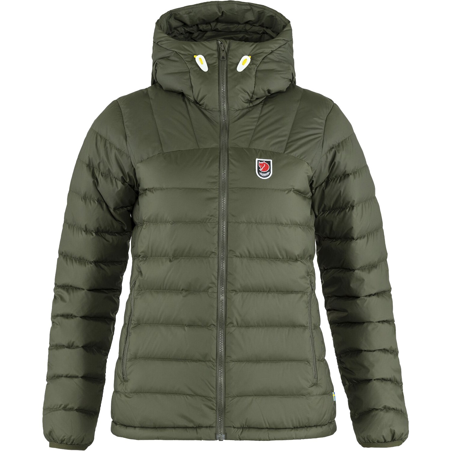 Fjällräven Expedition Pack Down Hoodie Dame L Grøn Dunjakker