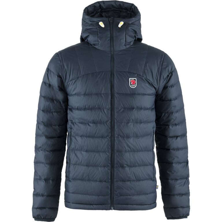 Fjällräven Expedition Pack Down Hoodie Herre M Blå Dunjakker