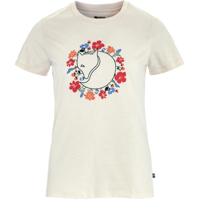 Fjällräven Fjällblomster Fox T-Shirt Chalk White L