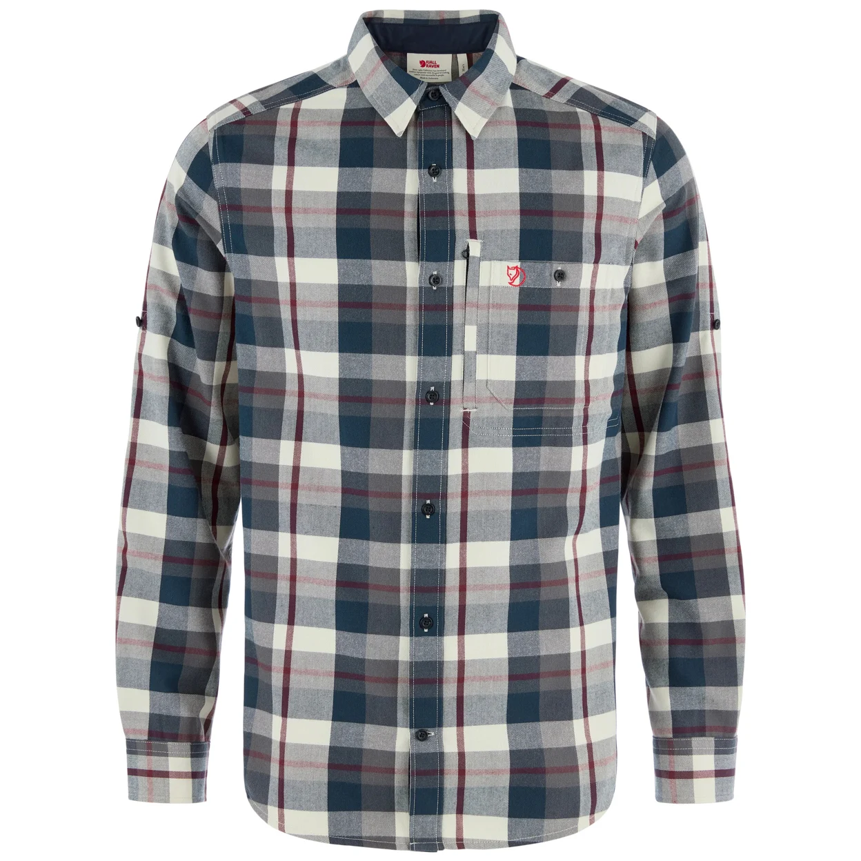 Fjällräven Fjällglim Regular Skjorte Man Dark Navy-Chalk White XL