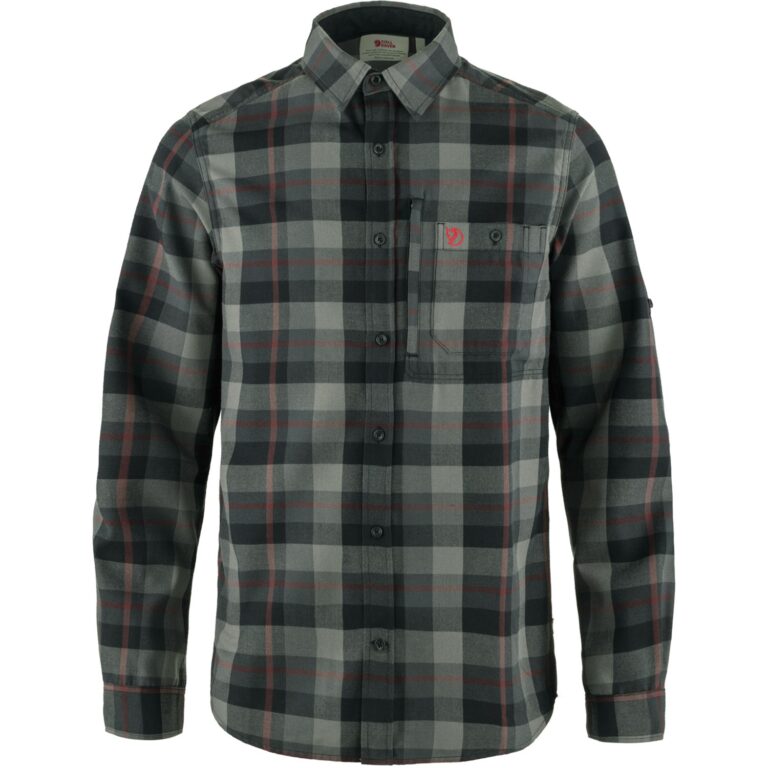 Fjällräven Fjällglim Shirt Herre M Grå/Sort Skjorter