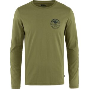 Fjällräven Forever Nature Badge LS Herre / Mænd-caper green-XL - T-Shirt, Polo-shirt