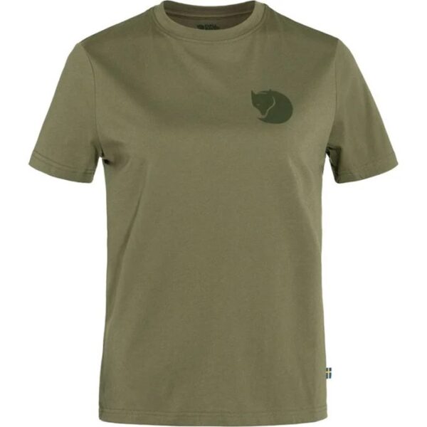 Fjällräven Fox Boxy Tee Kvinder / Damer-Grøn-L - T-Shirts