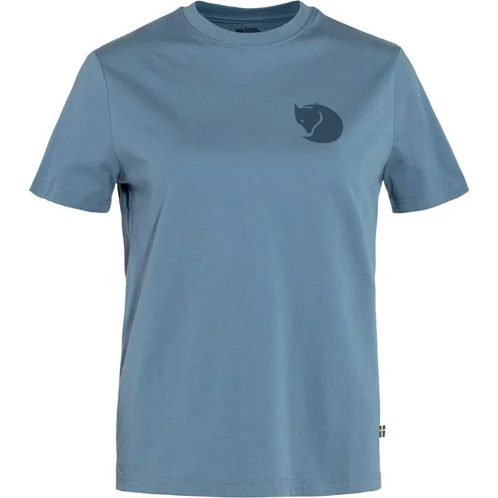 Fjällräven Fox Boxy Tee Kvinder / Damer-dawn blue-L - T-Shirts