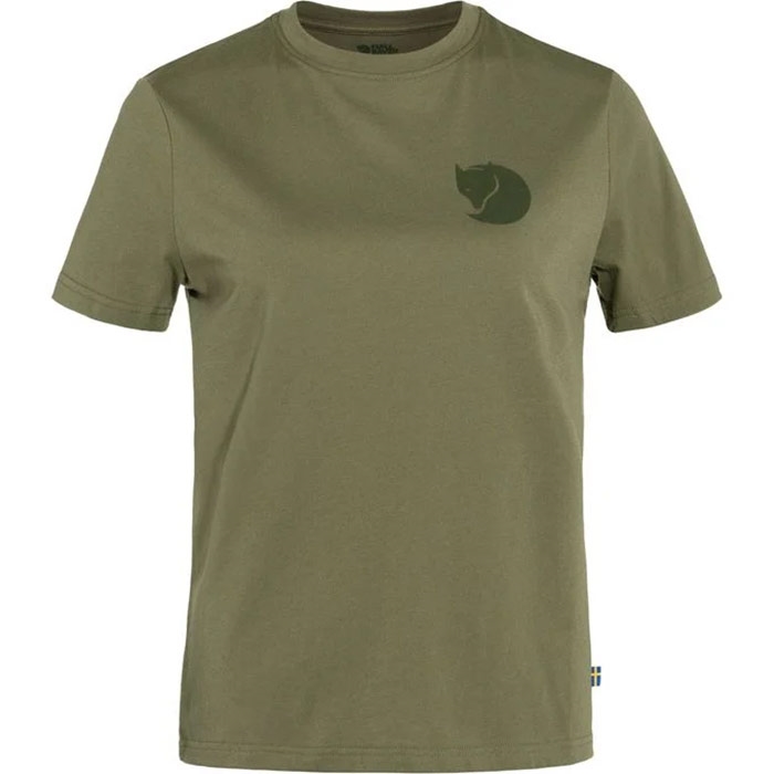 Fjällräven Fox Boxy Tee Kvinder / Damer-green-S - T-Shirts