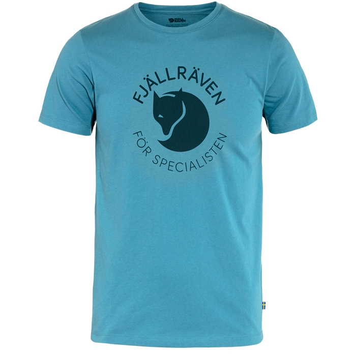 Fjällräven Fox T-Shirt Herre / Mænd-dawn blue-S - T-Shirt, Polo-shirt