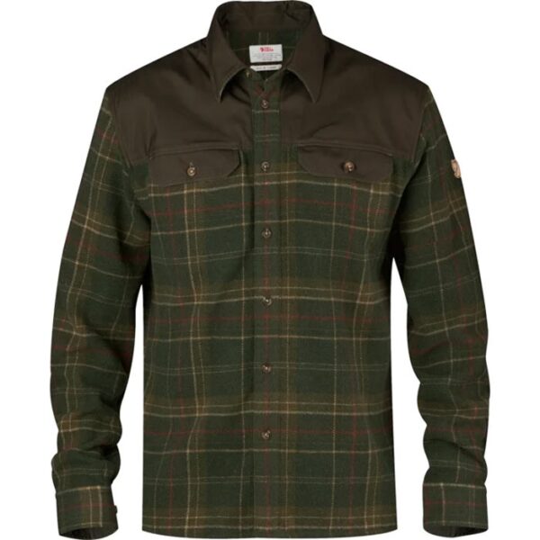 Fjällräven Granit Shirt Herre / Mænd, Grøn-XL - Skjorter