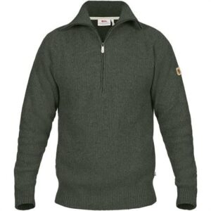 Fjällräven Greenland Re-Wool Sweater Mens, Deep Forest