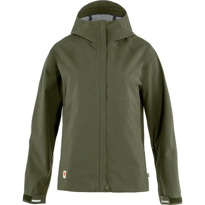 Fjällräven HC Hydratic Trail Jacket Kvinder / Damer-laurel green-L - Regntøj, poncho