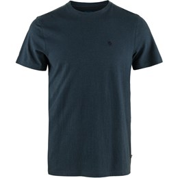 Fjällräven Hemp Blend T-Shirt Herre S Blå Korte ærmer