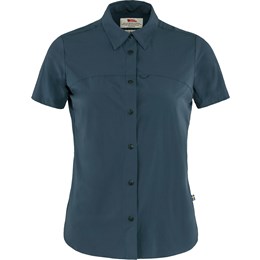 Fjällräven High Coast Lite Shirt SS Dame L Blå Skjorter