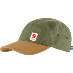 Fjällräven High Coast Wind Cap-green / buckwheat brown-S/M - Baseball cap, kasket