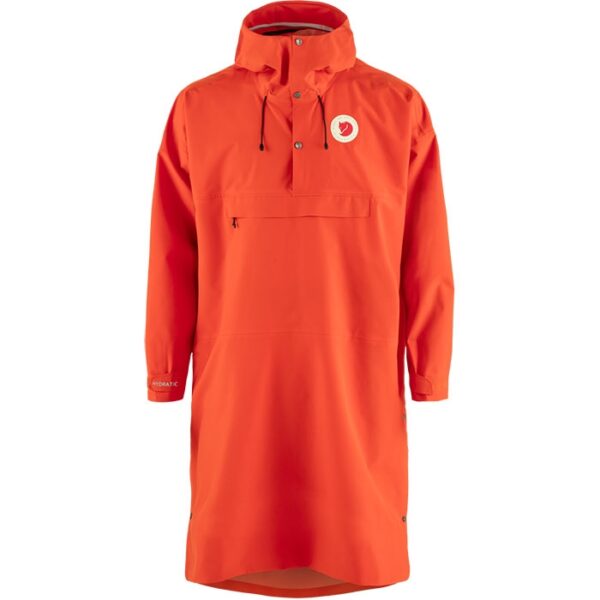 Fjällräven Hoja Rain Fox Poncho, Rød Orange-L/XL - Regntøj, poncho