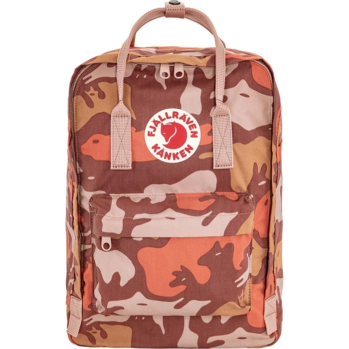 Fjällräven Kånken Graphics Laptop 15'' 18L-chalk rose-hidden animals - Skoletasker / -rygsække