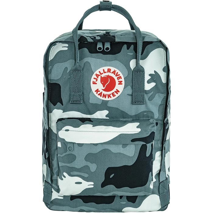 Fjällräven Kånken Graphics Laptop 15'' 18L-nimbus blue-hidden animals - Skoletasker / -rygsække