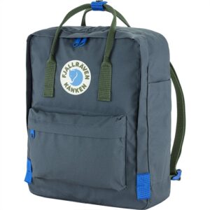 Fjällräven Kånken Koncept 16L-super grey / green - Skoletasker / -rygsække