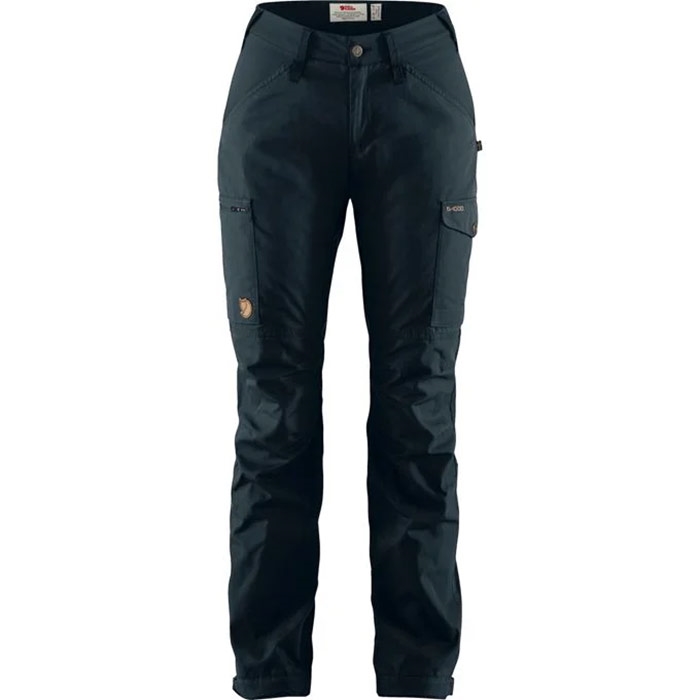 Fjällräven Kaipak Trousers Curved Kvinder / Damer-dark navy-44 - Bukser
