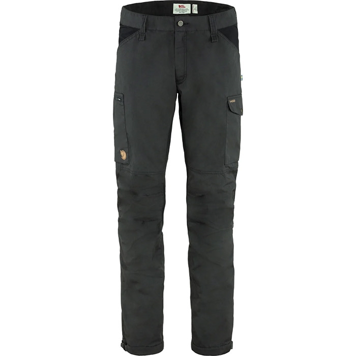 Fjällräven Kaipak Trousers Herre / Mænd-dark grey black-48-regular - Herretøj