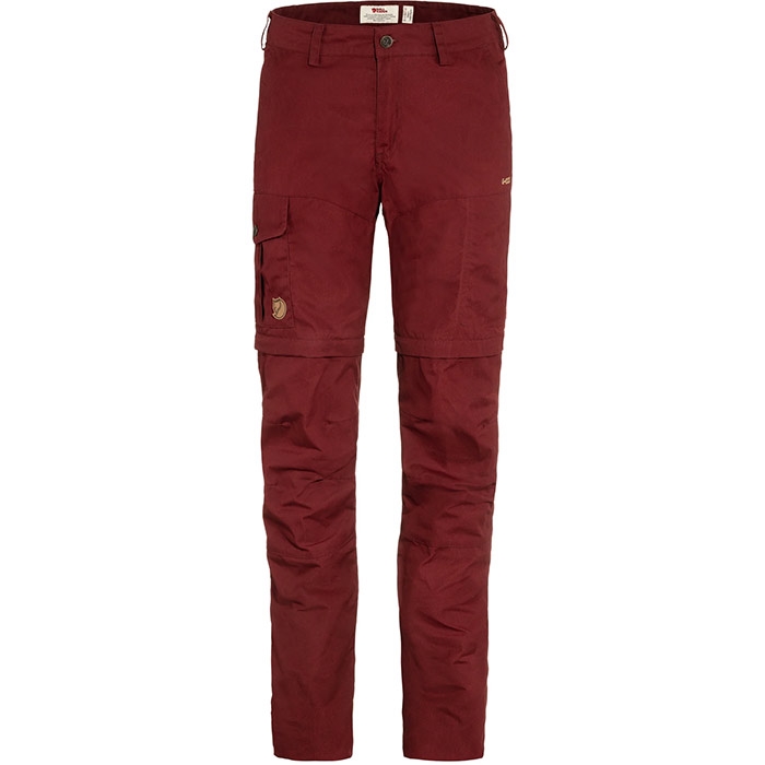 Fjällräven Karla Pro Zip-Off Trousers Woman-bordeaux red-34 - Bukser