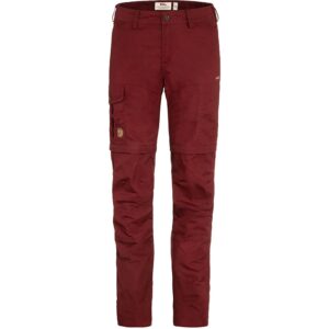Fjällräven Karla Pro Zip-Off Trousers Woman-bordeaux red-38 - Bukser