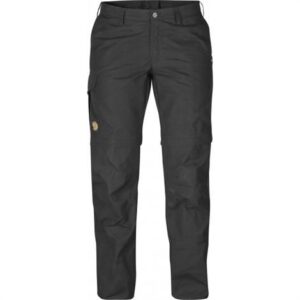 Fjällräven Karla Zip-Off Trousers Womens, Dark Grey