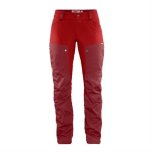 Fjällräven Keb Curved Trousers Womens, Ox Red / Lava