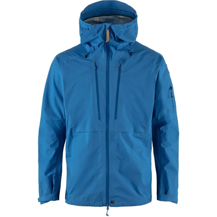 Fjällräven Keb Eco Shell Jacket Herre / Mænd 30.000mm-alpine blue-XL - Regntøj, poncho