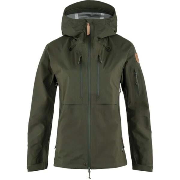 Fjällräven Keb Eco Shell Jacket Kvinder / Damer 30.000mm-deep Grøn-L - Regntøj, poncho