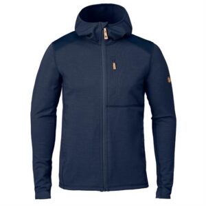 Fjällräven Keb Fleece Hoodie Mens, Storm / Night Sky