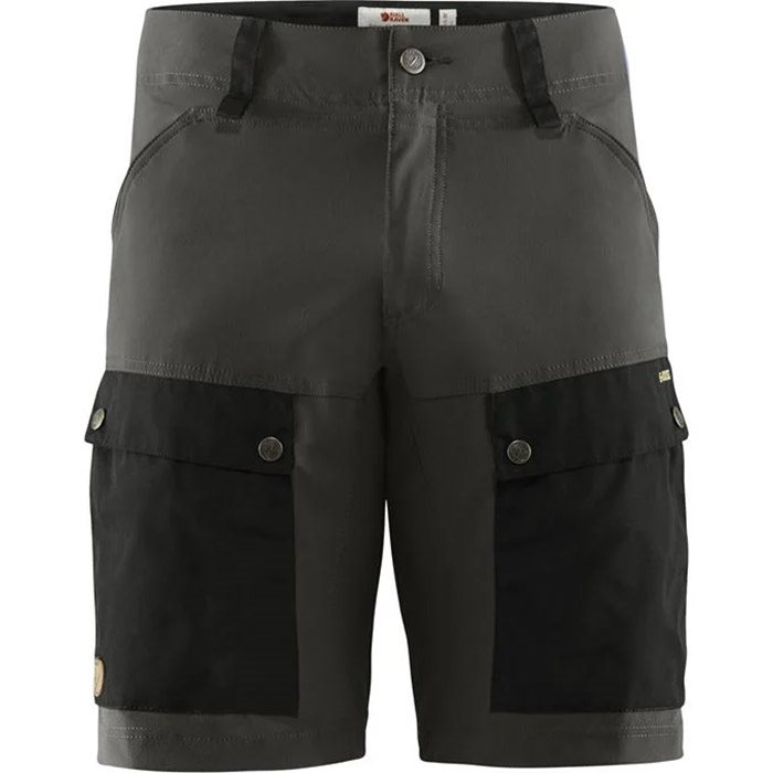 Fjällräven Keb Shorts Men-black / stone grey-44