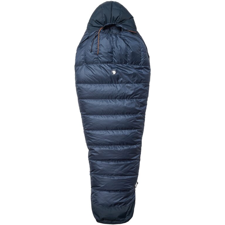 Fjällräven Keb Three Seasons Long Dunsovepose LZ Blå Forår til efterår (+3Â°C til -8Â°C)