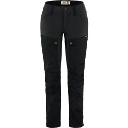 Fjällräven Keb Trousers Curved Dame 34 Sort Outdoor bukser