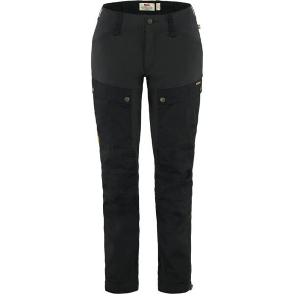 Fjällräven Keb Trousers Curved Kvinder / Damer Regular-black-44 - Bukser