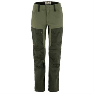 Fjällräven Keb Trousers Curved Womens, Deep Forest / Laurel Green
