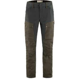 Fjällräven Keb Trousers Herre / Mænd-dark olive / dark grey-58-short - Bukser