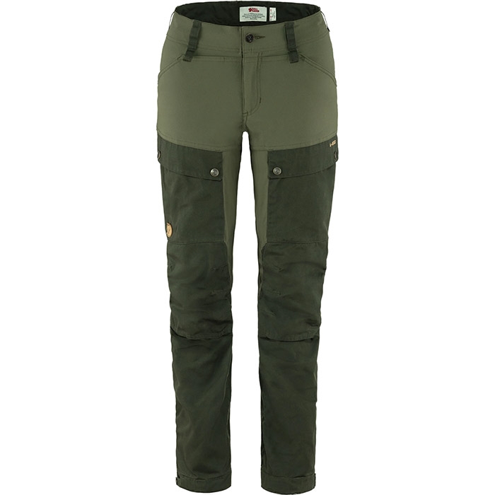 Fjällräven Keb Trousers Kvinder / Damer-deep forest / laurel green-34-regular - Bukser