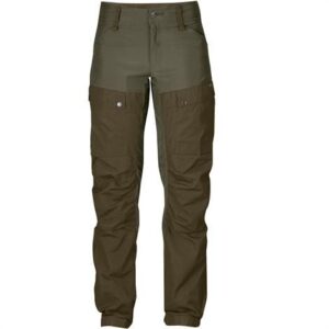 Fjällräven Keb Trousers Womens Curved, Tarmac / Dark Olive
